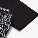 【お揃い】ジオメトリックロゴ総柄ポンチ半袖Tシャツ(90~160cm) | BeBe | 詳細画像9