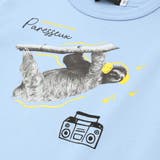 バイカラーアニマルプリント天竺半袖Tシャツ(80~140cm) | BeBe | 詳細画像17