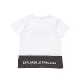バイカラーアニマルプリント天竺半袖Tシャツ(80~140cm) | BeBe | 詳細画像9