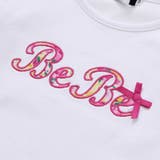 フルールドゥジョワプリントパッチロゴ切り替えTシャツ | BeBe | 詳細画像8 