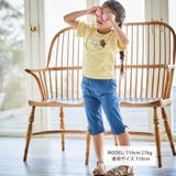 サガラ刺しゅうのっかりクマロゴフリル半袖Tシャツ(80~150cm) | BeBe | 詳細画像2 