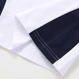 異素材切り替えバックナンバリングラグラン半袖Tシャツ(90~160cm) | BeBe | 詳細画像15