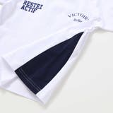 異素材切り替えバックナンバリングラグラン半袖Tシャツ(90~160cm) | BeBe | 詳細画像16