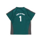 異素材切り替えバックナンバリングラグラン半袖Tシャツ(90~160cm) | BeBe | 詳細画像7