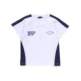 異素材切り替えバックナンバリングラグラン半袖Tシャツ(90~160cm) | BeBe | 詳細画像8