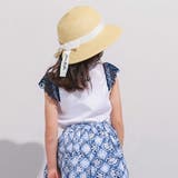 お花レースキャップスリーブ天竺Tシャツ(90~150cm) | BeBe | 詳細画像4 