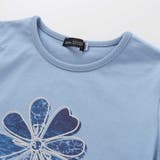 袖リボンフラワープリント天竺半袖Tシャツ(90~160cm) | BeBe | 詳細画像11 