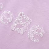 【WEB限定】発泡プリントお花ロゴ天竺半袖Tシャツ(100~140cm) | BeBe | 詳細画像14 