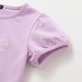【WEB限定】発泡プリントお花ロゴ天竺半袖Tシャツ(100~140cm) | BeBe | 詳細画像15 