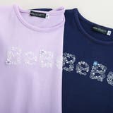 【WEB限定】発泡プリントお花ロゴ天竺半袖Tシャツ(100~140cm) | BeBe | 詳細画像7 