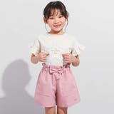 【WEB限定】お花レース星フリル天竺半袖Tシャツ(100~140cm) | BeBe | 詳細画像5