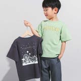 JOUERバック遊園地プリント天竺半袖Tシャツ | BeBe | 詳細画像3