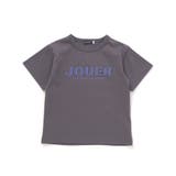 ブラック | JOUERバック遊園地プリント天竺半袖Tシャツ | BeBe