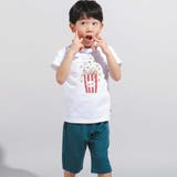 【WEB限定】ポップコーンプリント天竺半袖Tシャツ(100~140cm) | BeBe | 詳細画像3