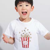 【WEB限定】ポップコーンプリント天竺半袖Tシャツ(100~140cm) | BeBe | 詳細画像4