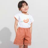 立体オレンジモチーフフリンジ半袖Tシャツ(90~150cm) | BeBe | 詳細画像5 