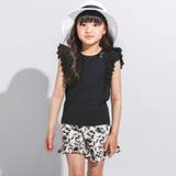 肩フリルレース天竺ノースリーブTシャツ(90~150cm) | BeBe | 詳細画像5 