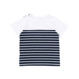 リーフ柄ボーダー切り替え天竺半袖Tシャツ(90~150cm) | BeBe | 詳細画像10 