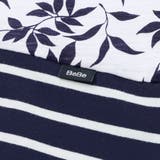 リーフ柄ボーダー切り替え天竺半袖Tシャツ(90~150cm) | BeBe | 詳細画像12 