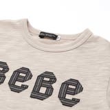 ストライプテープロゴバックネームスラブ天竺半袖Tシャツ(90~150cm) | BeBe | 詳細画像10