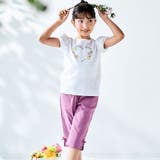 クロンドフルール天竺フリルパフスリーブTシャツ(90~150cm) | BeBe | 詳細画像10
