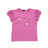クロンドフルール天竺フリルパフスリーブTシャツ(90~150cm) | BeBe | 詳細画像12