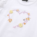 クロンドフルール天竺フリルパフスリーブTシャツ(90~150cm) | BeBe | 詳細画像17