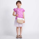 クロンドフルール天竺フリルパフスリーブTシャツ(90~150cm) | BeBe | 詳細画像3