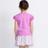 クロンドフルール天竺フリルパフスリーブTシャツ(90~150cm) | BeBe | 詳細画像4