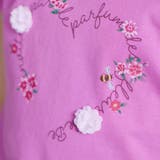 クロンドフルール天竺フリルパフスリーブTシャツ(90~150cm) | BeBe | 詳細画像6
