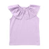 スカラップレースフリルカラー天竺ノースリーブTシャツ(90~150cm) | BeBe | 詳細画像10 