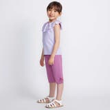 スカラップレースフリルカラー天竺ノースリーブTシャツ(90~150cm) | BeBe | 詳細画像6 