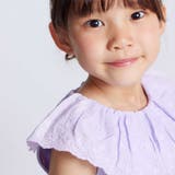 スカラップレースフリルカラー天竺ノースリーブTシャツ(90~150cm) | BeBe | 詳細画像8 