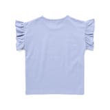 ちょうちょモチーフFLEURロゴ天竺フリル袖Tシャツ(90~160cm) | BeBe | 詳細画像10 