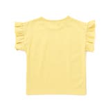 ちょうちょモチーフFLEURロゴ天竺フリル袖Tシャツ(90~160cm) | BeBe | 詳細画像12 