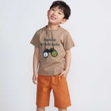 双眼鏡立体ラバープリント天竺半袖Tシャツ(90~140cm) | BeBe | 詳細画像3