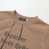 双眼鏡立体ラバープリント天竺半袖Tシャツ(90~140cm) | BeBe | 詳細画像7