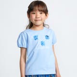 【 速乾 】フリルおさかなモチーフ天竺パフスリーブTシャツ(90~150cm) | BeBe | 詳細画像4