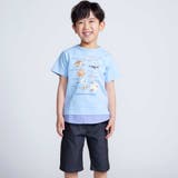 不思議な青い世界 海の生きもの半袖Tシャツ | BeBe | 詳細画像3