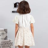 カットツイードバルーンスリーブ半袖Tシャツ(90~150cm) | BeBe | 詳細画像4