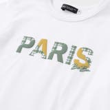 PARISチェックロゴレイヤード風天竺半袖Tシャツ(90~150cm) | BeBe | 詳細画像10