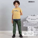 PARISチェックロゴレイヤード風天竺半袖Tシャツ(90~150cm) | BeBe | 詳細画像2