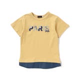 PARISチェックロゴレイヤード風天竺半袖Tシャツ(90~150cm) | BeBe | 詳細画像5