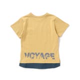 PARISチェックロゴレイヤード風天竺半袖Tシャツ(90~150cm) | BeBe | 詳細画像6