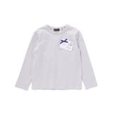 レターモチーフ天竺長袖Tシャツ(100~160cm) | BeBe | 詳細画像5