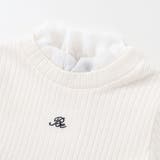 ペプラムフリル切替テレコプルオーバー(90~150cm) | BeBe | 詳細画像10