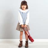 レースフリルカラース長袖Tシャツ(90~150cm) | BeBe | 詳細画像3 