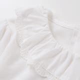 レースフリルカラース長袖Tシャツ(90~150cm) | BeBe | 詳細画像8 