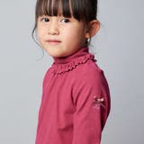 【日本製】ミップスウェードフリルハイネックTシャツ(80~150cm) | BeBe | 詳細画像4