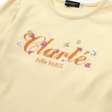 フラワーロゴ刺しゅうスカラップスムース長袖Tシャツ(90~150cm) | BeBe | 詳細画像6 